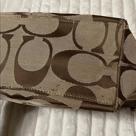 Coach Monogram Small Brown Bag 11957 - Picture 4 of 16